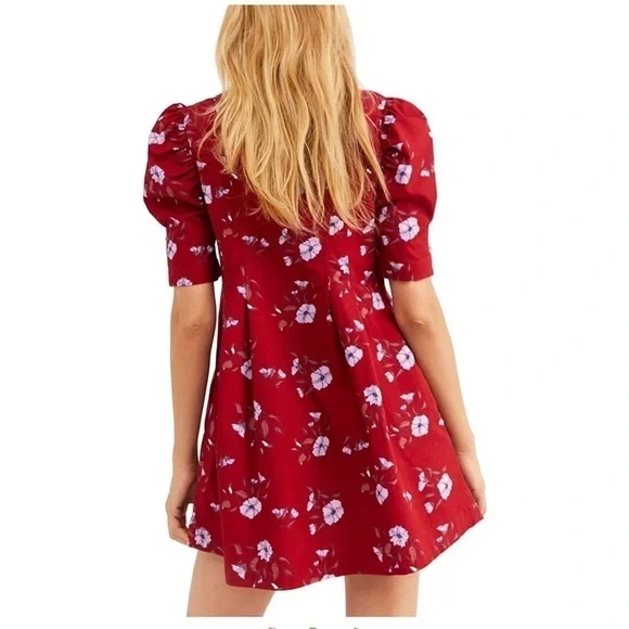 NWT Free People Adelle Floral Printed Tunic Dress - Picture 2 of 10